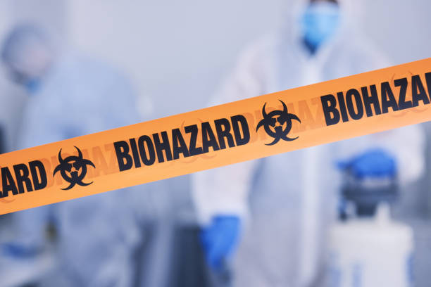 Professional Biohazard Cleanup technician working in Collegeville, PA